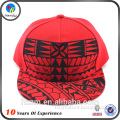 High quality 5 panels printed logo customize snapback hats